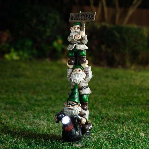 Arlmont & Co. Desmarais Rock Cover Statue Garden Stone & Reviews Wayfair